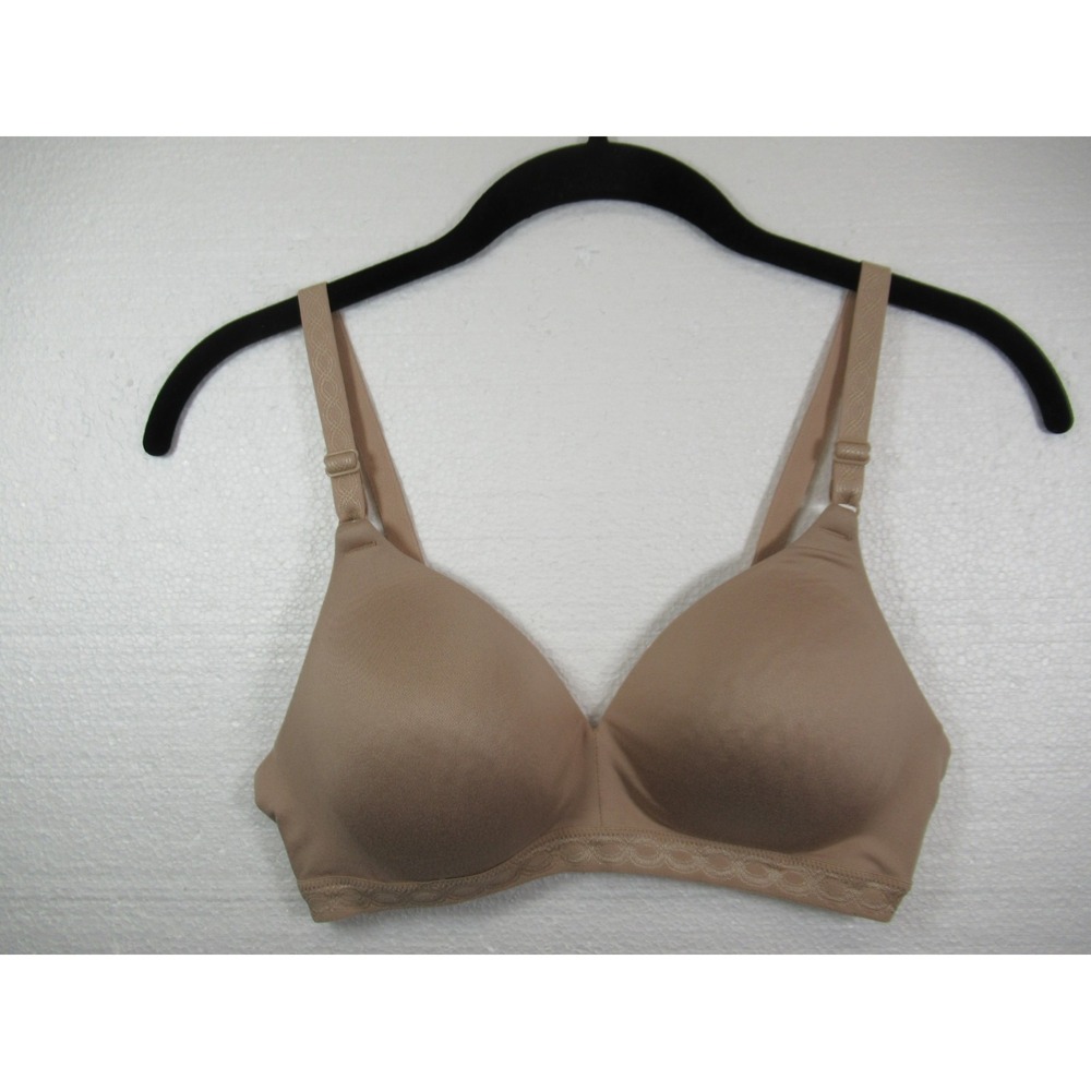 Warners Simply Perfect Super Soft Bra 34B Beige Wireless rm1691W
